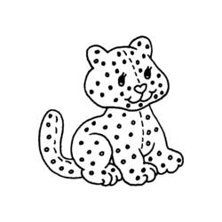 Раскраска: леопард (Животные) #9862 - Бесплатные раскраски для печати