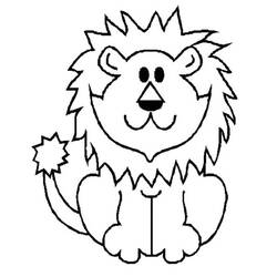 Раскраска: лев (Животные) #10281 - Бесплатные раскраски для печати