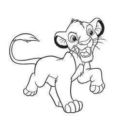 Раскраска: лев (Животные) #10314 - Бесплатные раскраски для печати