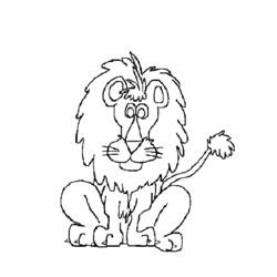 Раскраска: лев (Животные) #10387 - Бесплатные раскраски для печати