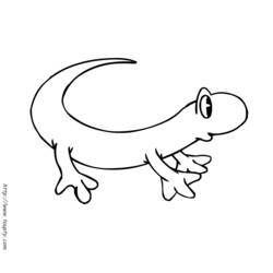 Раскраска: ящериц (Животные) #22290 - Бесплатные раскраски для печати
