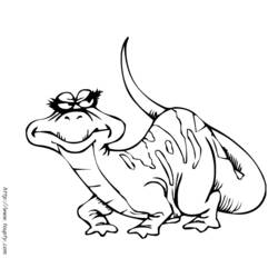 Раскраска: ящериц (Животные) #22319 - Бесплатные раскраски для печати