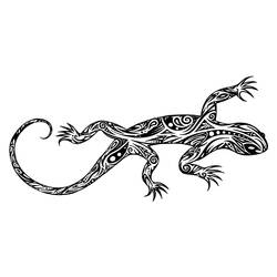 Раскраска: ящериц (Животные) #22326 - Бесплатные раскраски для печати