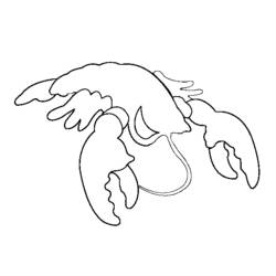 Раскраска: омар (Животные) #22544 - Бесплатные раскраски для печати