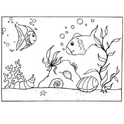 Раскраска: Морские животные (Животные) #22252 - Бесплатные раскраски для печати