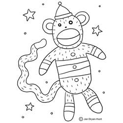 Раскраска: обезьяна (Животные) #14179 - Бесплатные раскраски для печати