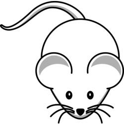 Раскраски: мышь - Бесплатные раскраски для печати