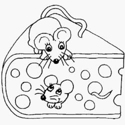 Раскраска: мышь (Животные) #13969 - Бесплатные раскраски для печати