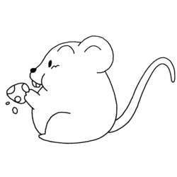 Раскраска: мышь (Животные) #13970 - Бесплатные раскраски для печати