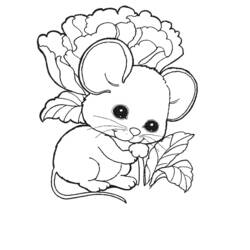 Раскраска: мышь (Животные) #13976 - Бесплатные раскраски для печати