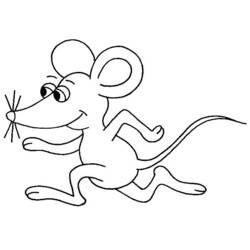 Раскраска: мышь (Животные) #14019 - Бесплатные раскраски для печати