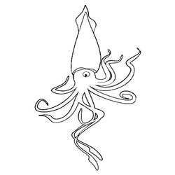 Раскраска: осьминог (Животные) #18926 - Бесплатные раскраски для печати