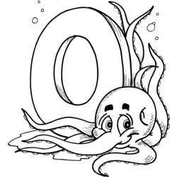 Раскраска: осьминог (Животные) #18980 - Бесплатные раскраски для печати