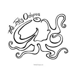 Раскраска: осьминог (Животные) #18982 - Бесплатные раскраски для печати