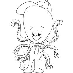 Раскраска: осьминог (Животные) #18998 - Бесплатные раскраски для печати