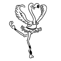 Раскраска: страус (Животные) #688 - Бесплатные раскраски для печати