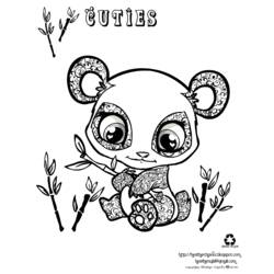 Раскраска: панда (Животные) #12441 - Бесплатные раскраски для печати