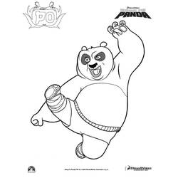 Раскраска: панда (Животные) #12578 - Бесплатные раскраски для печати