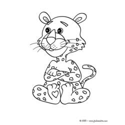 Раскраска: пантера (Животные) #15584 - Бесплатные раскраски для печати