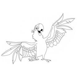 Раскраска: попугай (Животные) #16119 - Бесплатные раскраски для печати