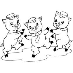 Раскраска: свинья (Животные) #3591 - Бесплатные раскраски для печати