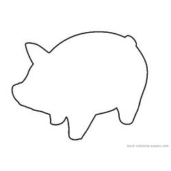 Раскраска: свинья (Животные) #3652 - Бесплатные раскраски для печати