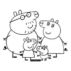 Раскраска: свинья (Животные) #3698 - Бесплатные раскраски для печати