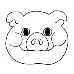 Раскраска: свинья (Животные) #3780 - Бесплатные раскраски для печати
