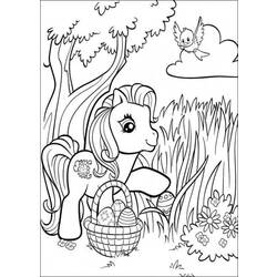 Раскраска: пони (Животные) #17933 - Бесплатные раскраски для печати