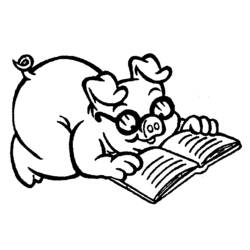 Раскраска: свинина (Животные) #17700 - Бесплатные раскраски для печати