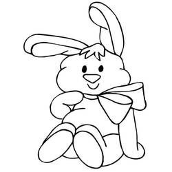 Раскраска: кролик (Животные) #9531 - Бесплатные раскраски для печати