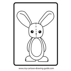 Раскраска: кролик (Животные) #9537 - Бесплатные раскраски для печати