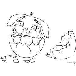 Раскраска: кролик (Животные) #9553 - Бесплатные раскраски для печати