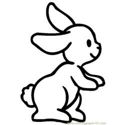 Раскраска: кролик (Животные) #9568 - Бесплатные раскраски для печати