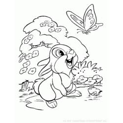 Раскраска: кролик (Животные) #9592 - Бесплатные раскраски для печати