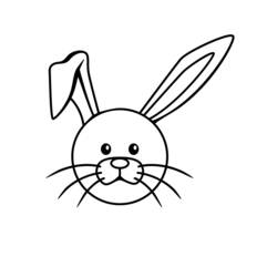 Раскраска: кролик (Животные) #9672 - Бесплатные раскраски для печати