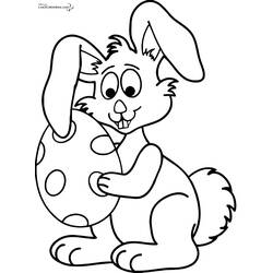 Раскраска: кролик (Животные) #9688 - Бесплатные раскраски для печати
