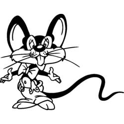 Раскраска: крыса (Животные) #15227 - Бесплатные раскраски для печати