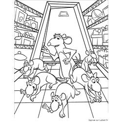 Раскраска: крыса (Животные) #15284 - Бесплатные раскраски для печати