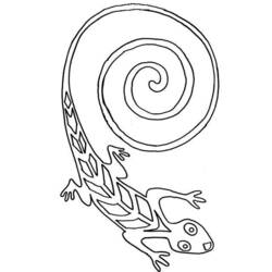 Раскраска: саламандра (Животные) #19986 - Бесплатные раскраски для печати