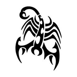 Раскраска: Скорпион (Животные) #14616 - Бесплатные раскраски для печати