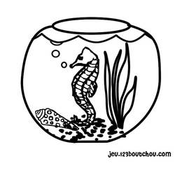 Раскраска: морской конек (Животные) #18612 - Бесплатные раскраски для печати