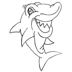 Раскраска: акула (Животные) #14765 - Бесплатные раскраски для печати