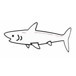 Раскраска: акула (Животные) #14926 - Бесплатные раскраски для печати