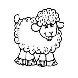Раскраска: овца (Животные) #11393 - Бесплатные раскраски для печати