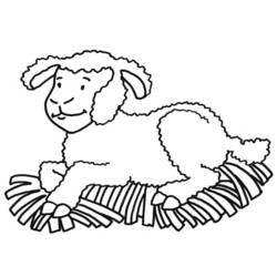 Раскраска: овца (Животные) #11405 - Бесплатные раскраски для печати
