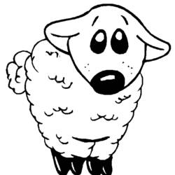 Раскраска: овца (Животные) #11408 - Бесплатные раскраски для печати