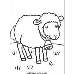 Раскраска: овца (Животные) #11439 - Бесплатные раскраски для печати