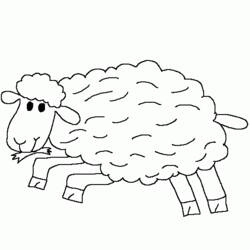 Раскраска: овца (Животные) #11446 - Бесплатные раскраски для печати