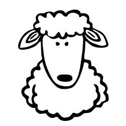 Раскраска: овца (Животные) #11470 - Бесплатные раскраски для печати
